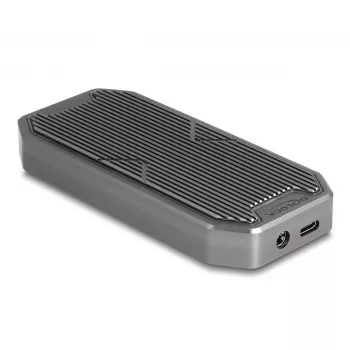 SSD dėklas DeLOCK 42015 pilkas M.2 20 Gbit/s USB Type-C