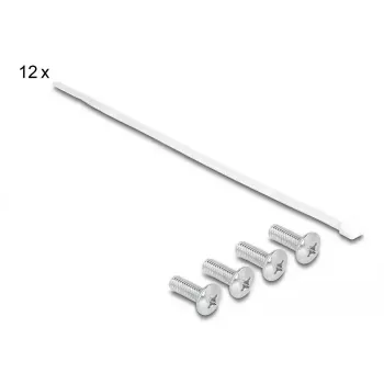 Patch panel DeLOCK 66874 1U juodas metalinis 12 prievadų