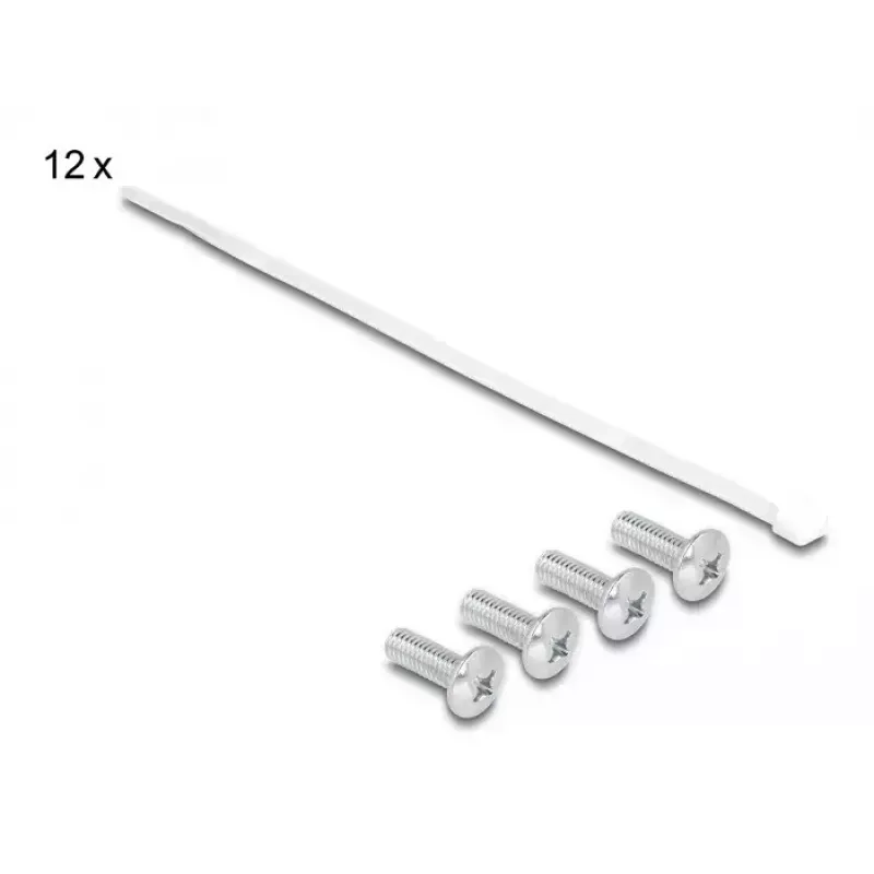 Patch panel DeLOCK 66874 1U juodas metalinis 12 prievadų