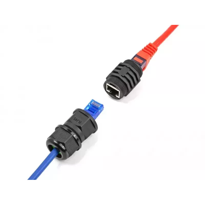 DeLOCK RJ45 Cat.6A įmontuojamas modulis IP67 dulkėms ir vandeniui atsparus