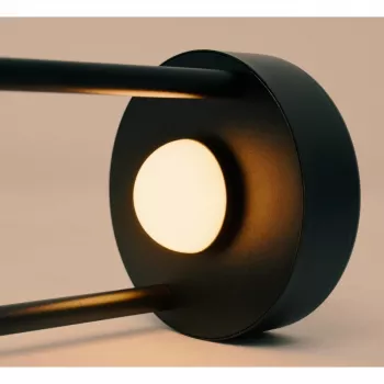 Techly I-LAMP-TABLE1 LED stalinė lempa su akumuliatoriumi, 3 W, juoda
