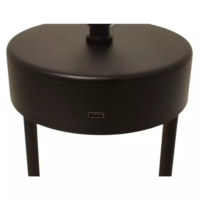 Techly I-LAMP-TABLE1 LED stalinė lempa su akumuliatoriumi, 3 W, juoda