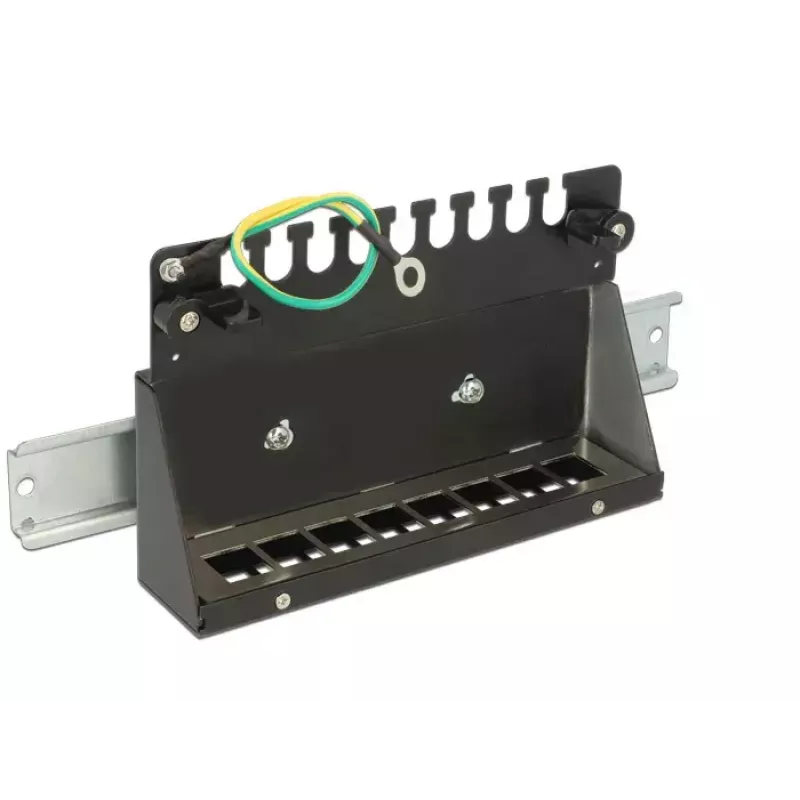 Patch Panel DeLOCK 43338 – 8 prievadų metalinis skirstomasis skydas