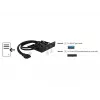 Priekinis skydelis DeLOCK 63994 Juodas