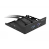 Priekinis skydelis DeLOCK 63994 Juodas