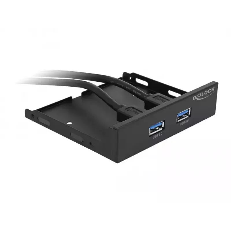 Priekinis skydelis DeLOCK 63994 Juodas