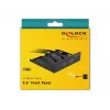 Priekinis skydelis DeLOCK 63994 Juodas