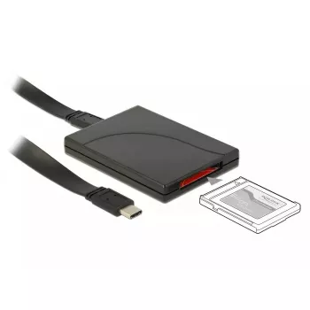Kortelių skaitytuvas DeLOCK 91749 USB 3.1 Gen 2 Type C juodas