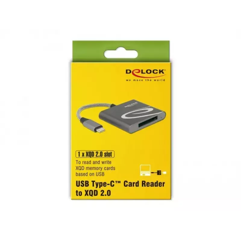 Card Reader DeLOCK 91746 USB 3.2 Gen 1 Type-C antracito spalvos
