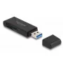 Card Reader DeLOCK 91002 USB Juodas MicroSD SD SDHC SDXC 5000 Mbit/s