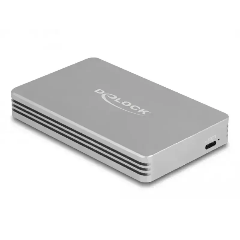 DeLOCK 42018 SSD korpusas sidabrinis M.2 40 Gbit/s USB Type-C