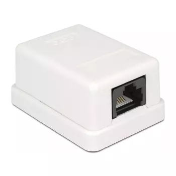 Išvadų dėžutė DeLOCK 86248 balta 52mm x 25,5mm x 39mm