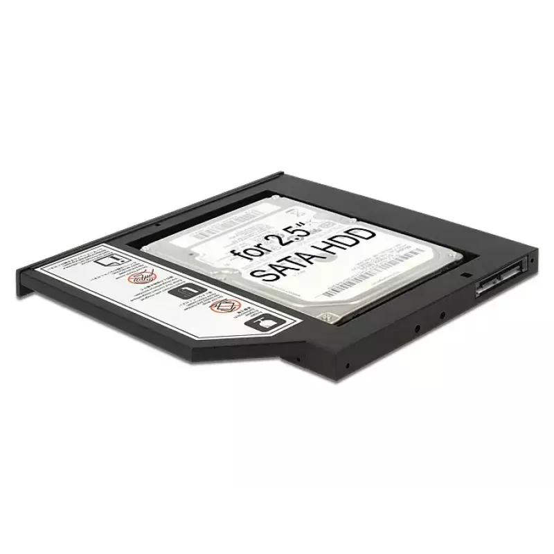 DeLOCK 62669 13.3 cm (5.25 colio) rėmelis 2,5 inch SATA kietajam diskui