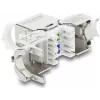Keystone modulis DELOCK RJ45 lizdas į LSA Cat.8.1 ekranuotas su fiksavimo spaustuku ir dulkių dangteliu
