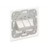 RJ-45 lizdo kištukinė rozetė DeLOCK 86194 sidabrinė balta