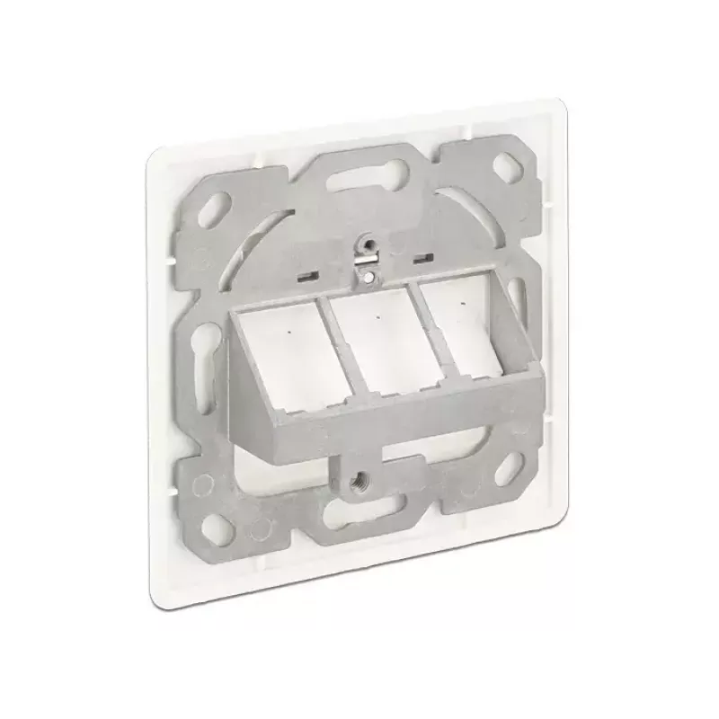 RJ-45 lizdo kištukinė rozetė DeLOCK 86194 sidabrinė balta
