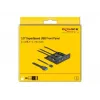 Priekinis skydelis DeLOCK 3,5 colio USB 3.2 Gen 1 2 x USB Type-A HD-Audio