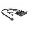 Priekinis skydelis DeLOCK 3,5 colio USB 3.2 Gen 1 2 x USB Type-A HD-Audio