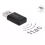 Tinklo adapteris DeLOCK 12550 WLAN USB dviejų juostų Wi-Fi 5