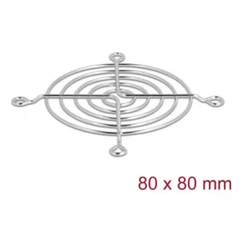 Ventiliatoriaus grotelės DELOCK 67306 metalinės 75,5 × 75,5 mm kompiuterio aušinimo ventiliatoriams
