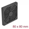Grotelė ventiliatoriui DELOCK 67311, ABS, juoda, 87×87 mm, tvirtinimo atstumas 71.5×71.5 mm