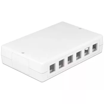 Elektros jungiamoji dėžutė DeLOCK 86172 Nerūdijantis plienas Balta 111,6x171x38 mm