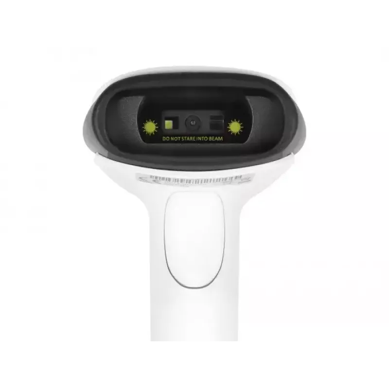 Nešiojamas brūkšninių kodų skaitytuvas DeLOCK 90587 1D 2D belaidis Bluetooth USB baltas