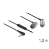 Ausinės DeLOCK 27183 In-Ear 3,5 mm lizdas su mikrofonu ir garsumo valdymu
