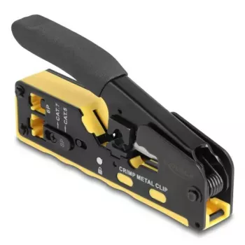 Crimping įrankis DELOCK 90583 6P/8P RJ45 RJ11 kištukams Cat.5/6/7 su peiliuku ir nuėmikliu