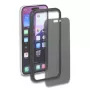Privatumo grūdinto stiklo ekrano/nugaros apsauga Apple iPhone 16 — DELOCK 81281, atspari smūgiams ir įbrėžimams, juoda/permatoma, 1 vnt.