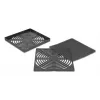 Ventiliatoriaus grotelės DELOCK 67313, juodos ABS, 125×125 mm, tvirtinimo atstumas 105×105 mm