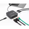 DeLOCK Thunderbolt 3 Mini Dock stotelė su 8K DisplayPort, HDMI, USB, LAN, garsu ir PD 3.0