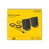 Stereogarsiakalbiai DELOCK 27001, 2.0, USB maitinami
