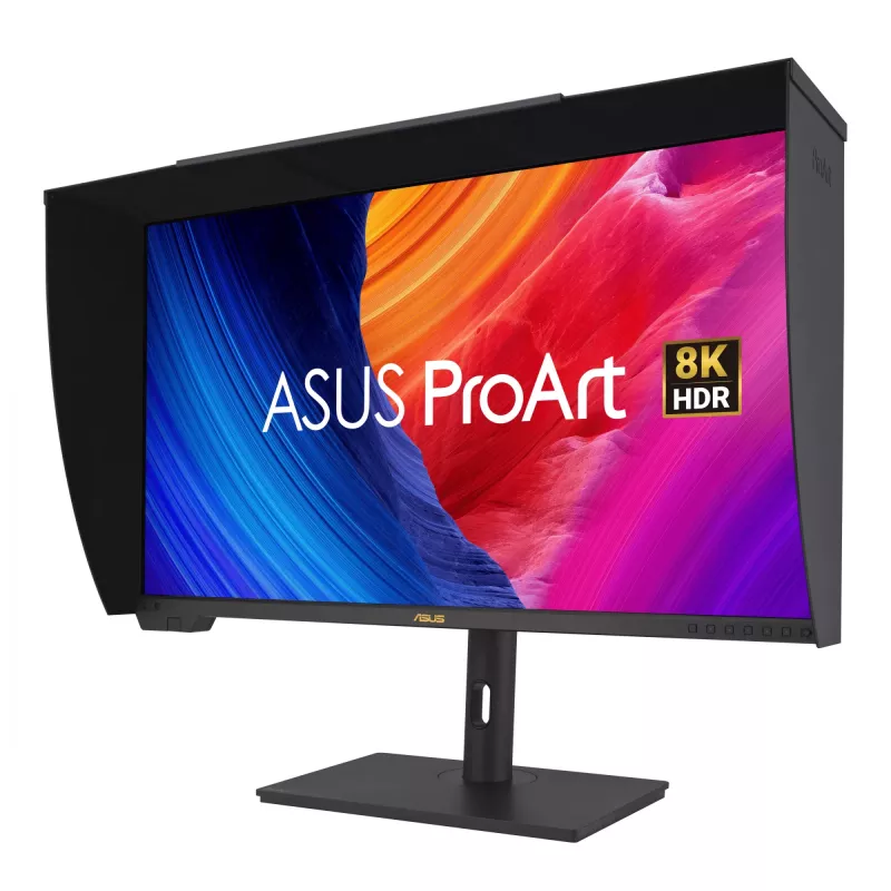 32 colių ASUS ProArt PA32KCX 8K itin didelės raiškos (7680×4320) IPS LCD monitorius, 5 ms, 1000 cd/m², USB 3.2 Gen 2, VESA, įmontuoti garsiakalbiai