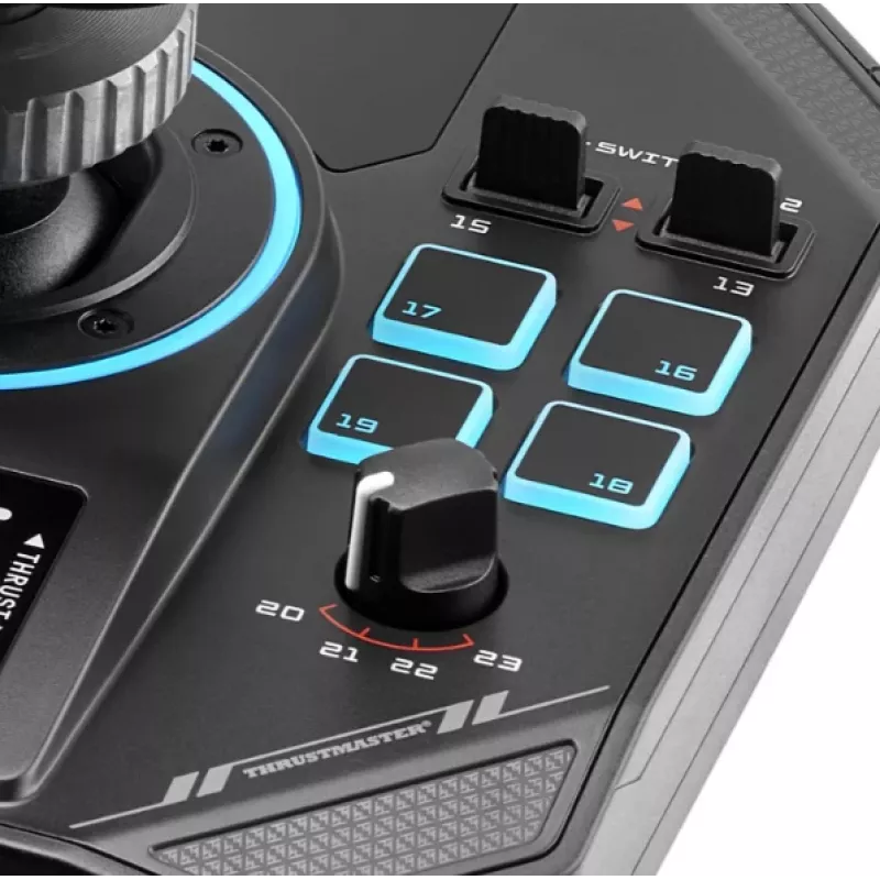 Vairų / vairalazdės bazė Thrustmaster Sol‑R 5 Base juoda USB Type‑C, analoginė/digita, skirta PC, 196×196×67 mm