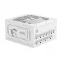 Maitinimo blokas MSI MAG A1000GL PCIE5 WHITE 1000 W ATX 24 kontaktų, 80 PLUS Gold, 135 mm ventiliatorius