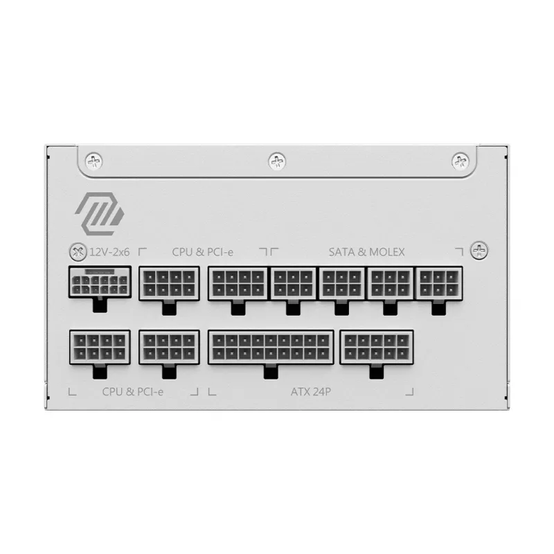 Maitinimo blokas MSI MAG A1000GL PCIE5 WHITE 1000 W ATX 24 kontaktų, 80 PLUS Gold, 135 mm ventiliatorius