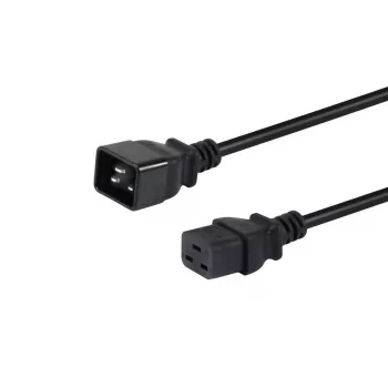 Equip 112130 maitinimo laidas, juodas, 1,8 m, IEC C20 – IEC C19
