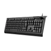 CONCEPTRONIC USB klaviatūra su išmaniąja ID kortelių skaitytuvu KAYNE01IT — pilno dydžio 105 klavišų, itališkas išdėstymas, laidinė, 1,5 m laidas, juoda