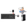 CONCEPTRONIC USB klaviatūra su išmaniąja ID kortelių skaitytuvu KAYNE01IT — pilno dydžio 105 klavišų, itališkas išdėstymas, laidinė, 1,5 m laidas, juoda