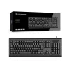 CONCEPTRONIC USB klaviatūra su išmaniąja ID kortelių skaitytuvu KAYNE01IT — pilno dydžio 105 klavišų, itališkas išdėstymas, laidinė, 1,5 m laidas, juoda