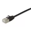 Equip Cat.6A F/FTP plonas jungiamasis kabelis 0,15 m juodas 10000 Mbit/s