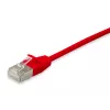Equip Cat.6A F/FTP plonas jungiamasis kabelis 0,15 m raudonas 10000 Mbit/s
