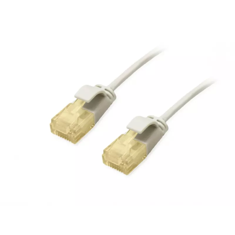 Equip Cat.6A U/UTP Slim Patch Cable 0.25m pilkas 10000 Mbit/s