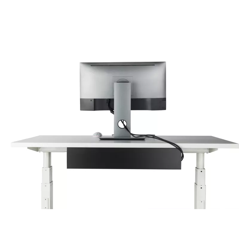 Kabelių dėklas Equip Cable Management Organizer, juodas, 114x76x600 mm