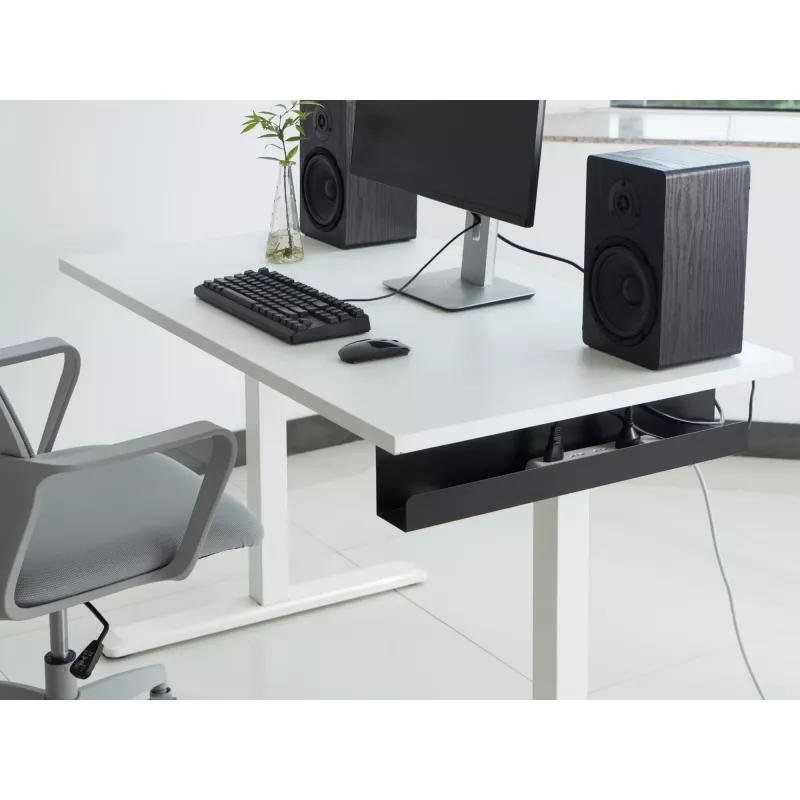 Kabelių dėklas Equip Cable Management Organizer, juodas, 114x76x600 mm