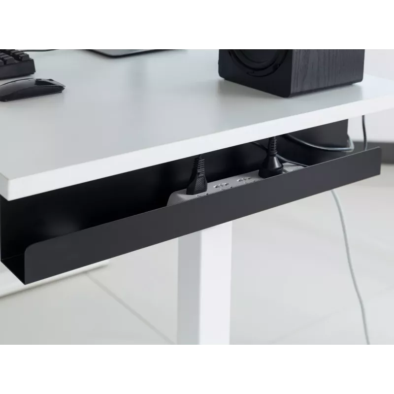 Kabelių dėklas Equip Cable Management Organizer, juodas, 114x76x600 mm