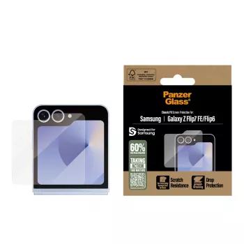 PanzerGlass ® ekrano apsauginė plėvelė Samsung Galaxy Z Flip7 FE | Flip6 | Classic Fit