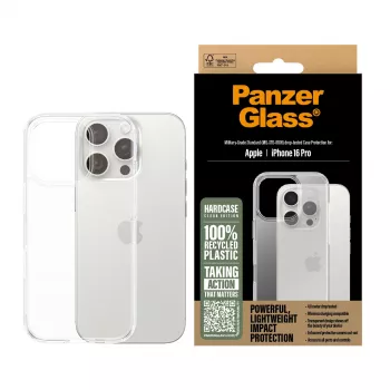 PanzerGlass ® HardCase Skaidrus iPhone 16 Pro, Dėklas, Apple, Apple - iPhone 16 Pro, Skaidrus