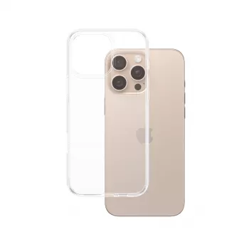 PanzerGlass ® HardCase Skaidrus iPhone 16 Pro Max, Dėklas, Apple, Apple - iPhone 16 Pro Max, Skaidrus